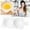 White, variant on Egg Cooker Egg Cooker Fun Kitchen Breakfast Portable Egg Cooker Diy Tools Microwave Egg Steamer Can Cook 2 Eggs At A Time,White Kitchen Egg Steamer