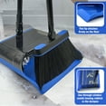 thumbnail image 4 of JEHONN Dustpan and Broom Set with Long Handle Transparent Cover Blue, 4 of 7