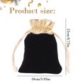 thumbnail image 4 of Velvet Drawstring Bags,Velvet Cloth Gift Bags Jewelry Pouches for Storage Wedding Party Favor Christmas by Elapind, 4 of 5