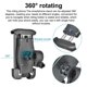 thumbnail image 5 of Soporte para teléfono móvil para bicicleta Soporte para teléfono móvil ajustable giratorio de 360 ​​° Soporte para teléfono móvil para montar en bicicleta con manos libres Inevent EL004759-00B, 5 of 7