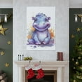 thumbnail image 6 of Watercolor Hippo Painting 2 - Nursery Collection - Bedtime Stories, 6 of 7