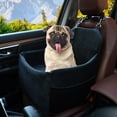 thumbnail image 1 of Elevated Dog Booster Car Seat - Interior Height 6 Inches - For Small Dogs up to 30 lbs - Front/Back Seat - Safety, Comfortable, Fully Detachable & Washable, 1 of 4