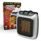 thumbnail image 1 of Ontel Handy Heater Turbo - Salida de pared con termostato ajustable, temporizador programable de 12 horas, apagado automático, silencioso, ahorro de espacio, cerámica (el embalaje puede variar), 1 of 5