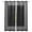 Black, variant on Dark Purple Retro Greek Key Kitchen Curtains Geometric Greece Ancient Farmhouse Cafe Short Curtains for Bathroom Blackout Window Curtain Small Window Treatment Drapes for Bedroom 27.5"x39"x2