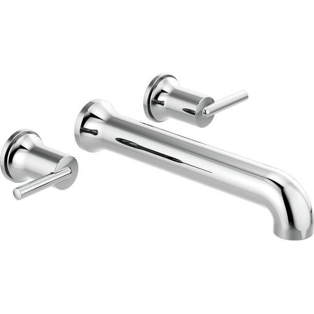 Delta Trinsic Wall Mounted Tub Filler, Chrome