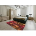 thumbnail image 5 of Ahgly Company Machine Washable Indoor Rectangle Transitional Grapefruit Red Area Rugs, 5' x 8', 5 of 7