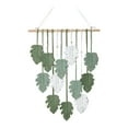thumbnail image 3 of Tapiz de pared de macramé bohemio hecho a mano, colgante artesanal, tapiz tejido, decoración de pared para Verde, 3 of 9