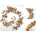 thumbnail image 7 of 5.9ft Artificial Fall Garland - Real Touch Silk Maple Leaf Vine for Thanksgiving, Fireplace Mantle & Front Door Decor (Indoor/Outdoor), 7 of 7