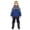 Blue, variant on Playtopia Boys Winter Coat, Big‑Kids 2‑Piece Windproof Ski Jacket & Snow Pants Outdoor Fleece‑Lined Tracksuit Outfit, Nylon Fabric, Yellow,Green,Blue, Size 104‑134