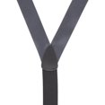 thumbnail image 2 of CTM 1.5 Inch Silky Feel Manhattan Button End Suspenders (Men), 2 of 3