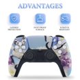 thumbnail image 3 of Butterfly Bloom Sky Console Skin Bundle for PS5 Pro Slim Disc & Digital / PS4 – Full Wrap + Dual Controller Flair, 3 of 5