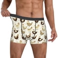 thumbnail image 2 of Kdxio Men's Boxer Briefs with Chicken Cartoon Print - Comfortable and Breathable Underwear for Everyday Wear, 2 of 7