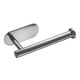 thumbnail image 3 of Soporte para toallas de papel de acero inoxidable, estante para pared o gabinete, soporte para película adhesiva, dispensador de aluminio para tienda Plata corta, 3 of 9