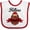 White and Red, variant on Inktastic Future Lumberjack Boys Baby Bib