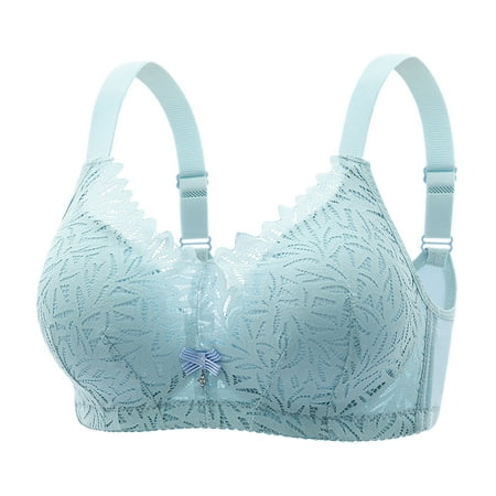 JGTDBPO Front Closure Bras for Women Front Button Plus Size Full Coverage Bras Wireless Shaping Cup Post Surgery Brassiere Sports Bra Minimizer Sleeping Nursing Bra Everyday Bra with Adjustable Straps