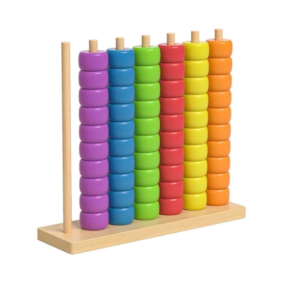 2026 Stack Game | Fast Pattern Challenge Ring Stack Puzzle for 2 Players | Color Matching Stacking Puzzle Game | Competitive Tabletop Brain Teaser for Family Game Night