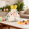 thumbnail image 5 of Horivan 2 Counts Easter Drawstring Candy Bags for Party Favors Reusable Polyester Treat Bags with Pull String for Egg Hunt Holiday Gift Giving Supplies Easter Basket Stuffers, 5 of 6