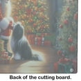 thumbnail image 5 of Tibetan Terrier and Santa Claus Glass Cutting Board 12 in x 15 in, 5 of 5
