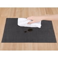 thumbnail image 3 of REGALWOVEN Set of 8 Placemats, Placemats for Kitchen Dining Table Decor Washable Heat Resistant Table Placemats Wipeable Place Mat Black Gray 18*12in, 3 of 7