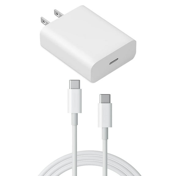 PD Type-C 18W Fast Home Charger for Motorola Moto G Play (2024) - 6ft USB-C Cable Quick Power Adapter Travel Wall O8Y for Moto G Play (2024)