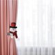 thumbnail image 4 of Yuarrent 2 UNIDS Cortina de Navidad Hebilla Muñeco de Nieve Cortina Tieback Santa Cortina Hebilla Tieback Titular de la Cortina para el Hogar Kits de decoración para fiestas Yuarrent HA038827-00, 4 of 6