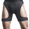 thumbnail image 2 of Men's Boxer Briefs Dance Underwear for Men Most Comfortable Mens Underwear Silk Mens Briefs Big Deliver by Tomorrow Cool for Men Manhood Pouch Glow in The Dark Athletic Black 4XL, 2 of 5