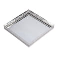 thumbnail image 3 of Butler Specialty Company Cleo Square Serving Tray - Polished Silver, 3 of 4