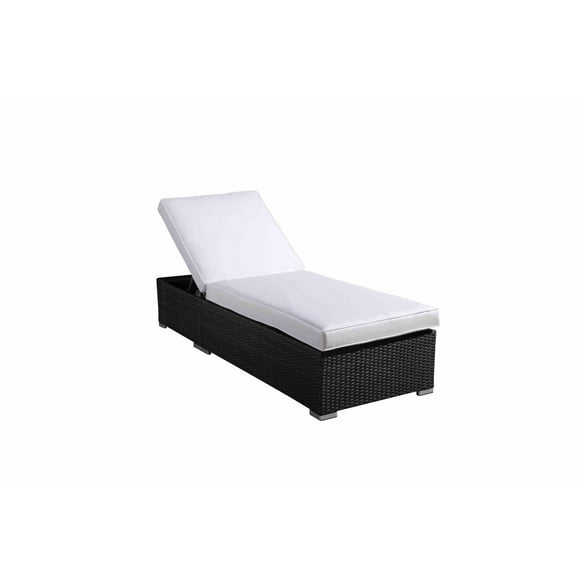 Velago TORINO Chaises Longues en Osier, Anthracite