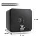 thumbnail image 3 of Altavoces de Estante Mini Cube Pyle Home de 4”, Cono de Papel, 200W de Potencia, Impedancia de 8 Ohm, Blindaje para Video, Aplicación para Cine en Casa y Sistema de Sonido Estéreo, 1 Par, Negro, 3 of 6