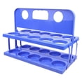 thumbnail image 2 of Portabotellas de fútbol, ​​soporte para botellas de agua deportivo, soporte plegable para bebidas, soporte para bebidas para el hogar, fitness, hockey Azul, 2 of 8
