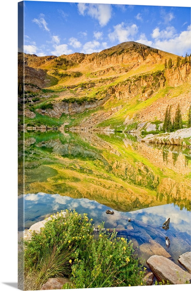 Great BIG Canvas "Cecret Lake at Sunrise, Sugarloaf Mountain and
