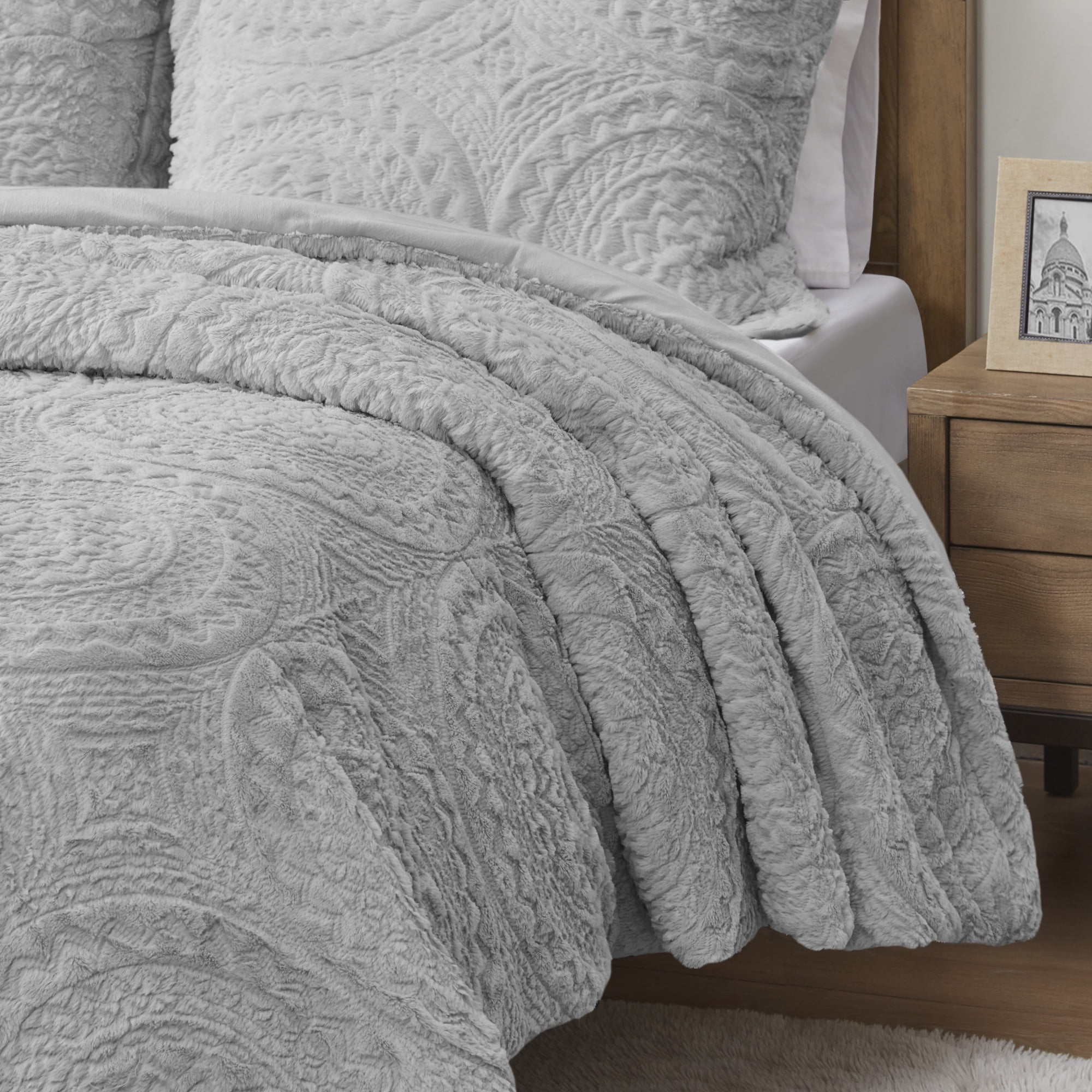 HÄLLESPRING Comforter set, gray cooler, Full/Queen - IKEA