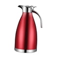 thumbnail image 2 of veasfak Carafe à Café en Acier Inoxydable Distributeur d'Eau Chaude pour Limonade Lait Boisson Rouge, 2 of 9