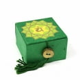 thumbnail image 2 of Mini Meditation Bowl Box 2 inches Heart Chakra DZI, 2 of 3