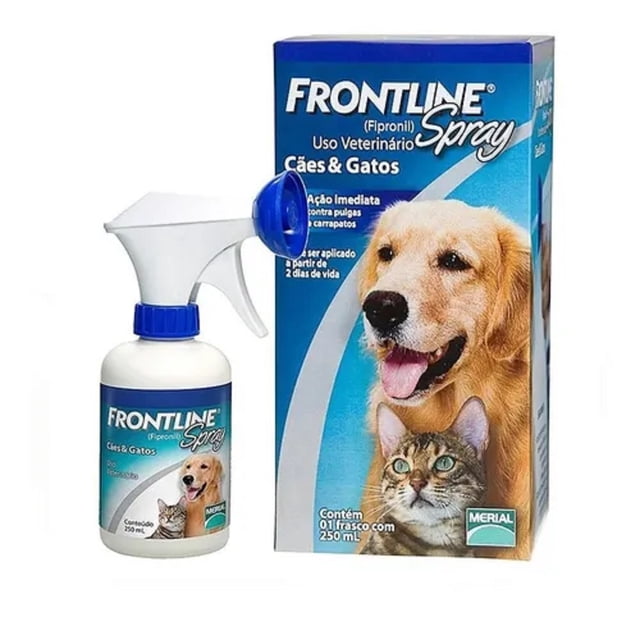 Desparasitante Perro Mascota Spray 250ml Merial Frontline