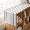 thumbnail image 6 of Table Runners 72 Inches Long Dress Scarves, White Wood Grain Farmhouse Kitchen/Dining Table Runner, Coffee Tablerunners, Vintage Farmhouse Wooden Board 14x72 Inch, 6 of 9