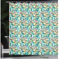 thumbnail image 4 of Ambesonne Dog and Cat Shower Curtain, Energetic Kitten, 69"Wx75"L, Multicolor, 4 of 5