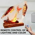 thumbnail image 5 of Epoxy Fire Dragon Resin Lamp, Handmade Multi-Color LED Night Light with USB, Unique Bedroom Decor, Fantasy Gift for Men, Husband, Boyfriend & Kids, 5 of 7