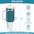 thumbnail image 3 of Cute Christmas Tree 40 oz Tumbler with Handle Insulated&nbsp;Travel Mug&nbsp;Lid Straw Leak Proof Steel Vacuum Water Bottles Glasses Fits in Car Cup Holder, 3 of 7