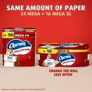 Charmin Ultra Strong Toilet Paper 24 Mega Rolls, 220 Sheets Per Roll