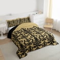 thumbnail image 3 of Castle Fairy Traditional Flower Damask Twin Comforter Sets,Bohemian Theme Bedding Set, 3 of 8