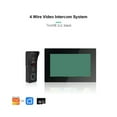 thumbnail image 1 of Metal Doorbell Video Intercom System For Home Tuya Smart Video Doorhpone Camera 160° 4-Wired 1080P Touch Monitor ,Smart Detection, 1 of 4