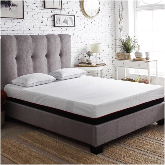 10 Inch Twin XL Mattress, Copper Gel Memory Foam, Medium Firm Support, Cooling Technology, Motion Isolation, CertiPUR-US Certified