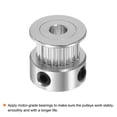 thumbnail image 4 of Uxcell 5pcs 2GT Timing Pulley 20T 5mm Bore 16mm Dia. Aluminum Timing Belt Pulley with Spanner for 6mm Width Belt, 4 of 6