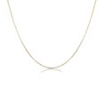 thumbnail image 1 of JeenMata Collar de Cadena de Caja de 1 Mm de 16 Pulgadas en Amarillo - Cadena de Plata Esterlina 925 Real - Joyería Unisex, 1 of 3