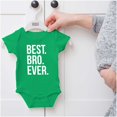 thumbnail image 5 of Best Bro Ever Brother Relative Family Bodysuit Jumper Boys Infant Baby Brisco Brands 12M, 5 of 6