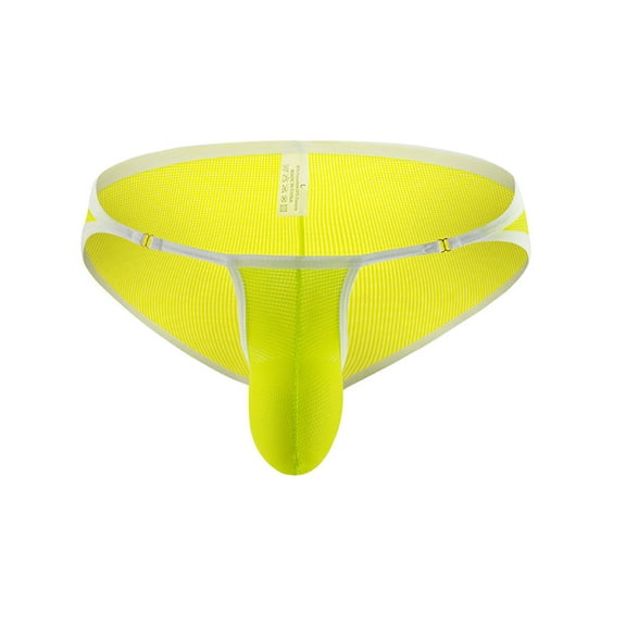 Lilgiuy Men's Summer Breathable Mesh Solid Color Thong Mesh Breathable Panties Winter Clothes for 2022