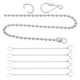 thumbnail image 3 of MOVTOTOP 6Pcs Toilet Flapper Chain Toilet Chain Toilet Float Replacement Toilet Tank Flapper Part, 3 of 7