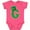 Vintage Hot Pink, variant on Inktastic Irish St Patricks Day Letter G Monogram Boys or Girls Baby Bodysuit