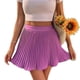 thumbnail image 3 of Qarigey holgada de cintura alta para mujer, faldas plisadas de poliéster para estudiantes y niñas que viajan, senderismo, escuela, regalo de Ropa, zapatos y accesorios Miscelánea Violeta XXL, 3 of 6